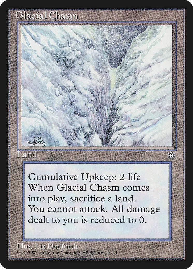 Glacial Chasm — Ice Age — Magic: The Gathering