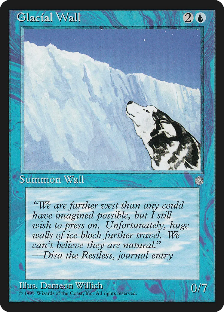 Mur glaciaire — Ice Age — Magic: The Gathering
