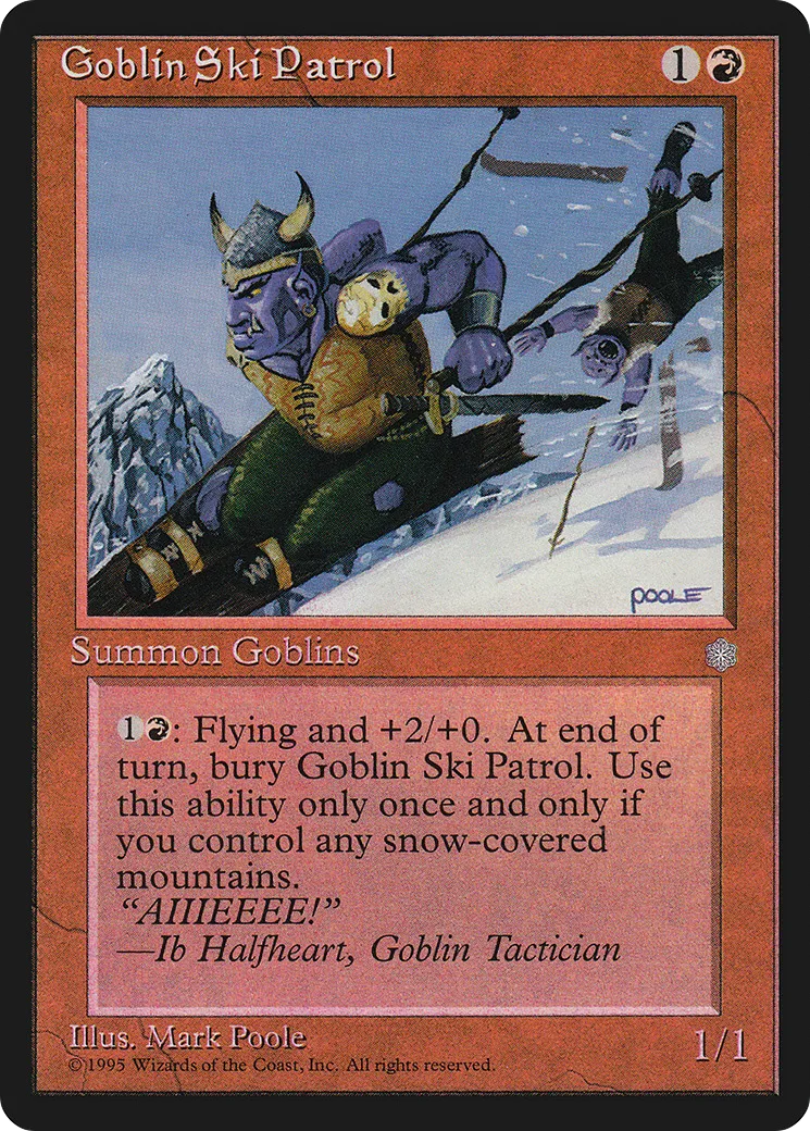 Goblin Ski Patrol — Ice Age — Magic: The Gathering