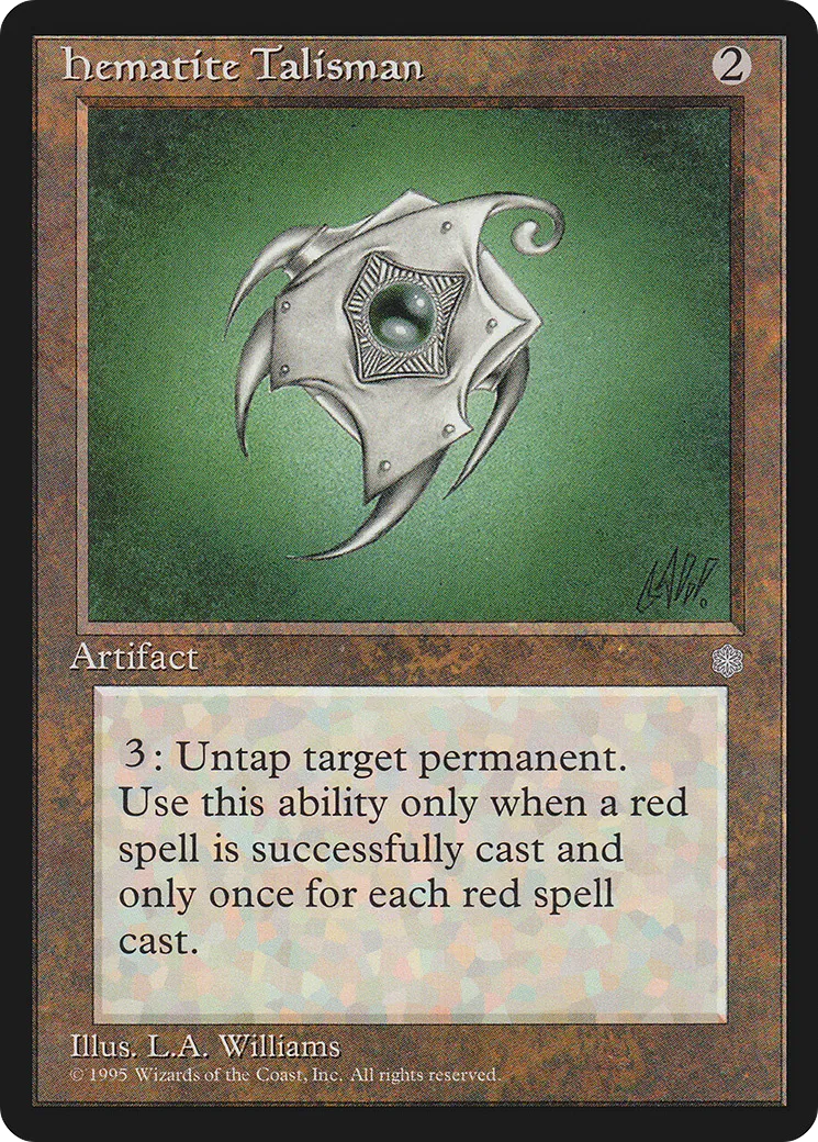 Talisman d'hématite — Ice Age — Magic: The Gathering