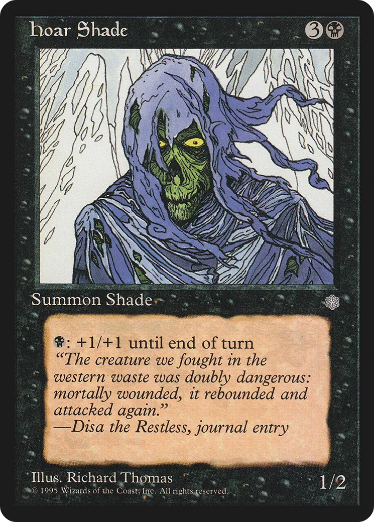 Hoar Shade — Ice Age — Magic: The Gathering