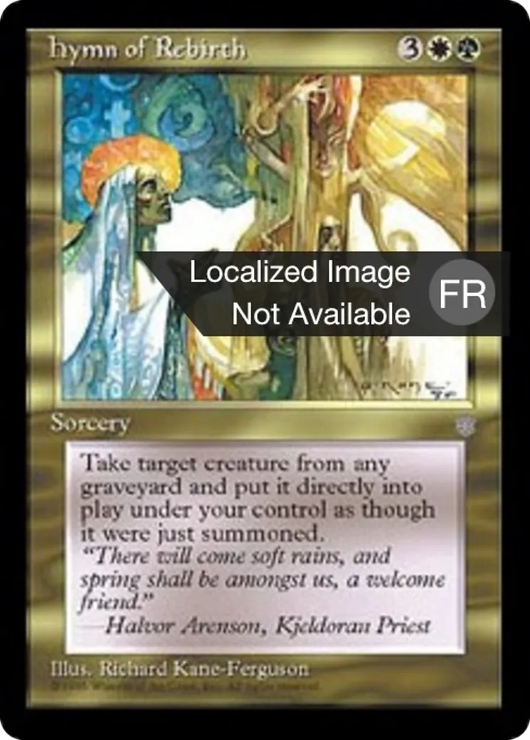 Hymne au renouveau — Ice Age — Magic: The Gathering