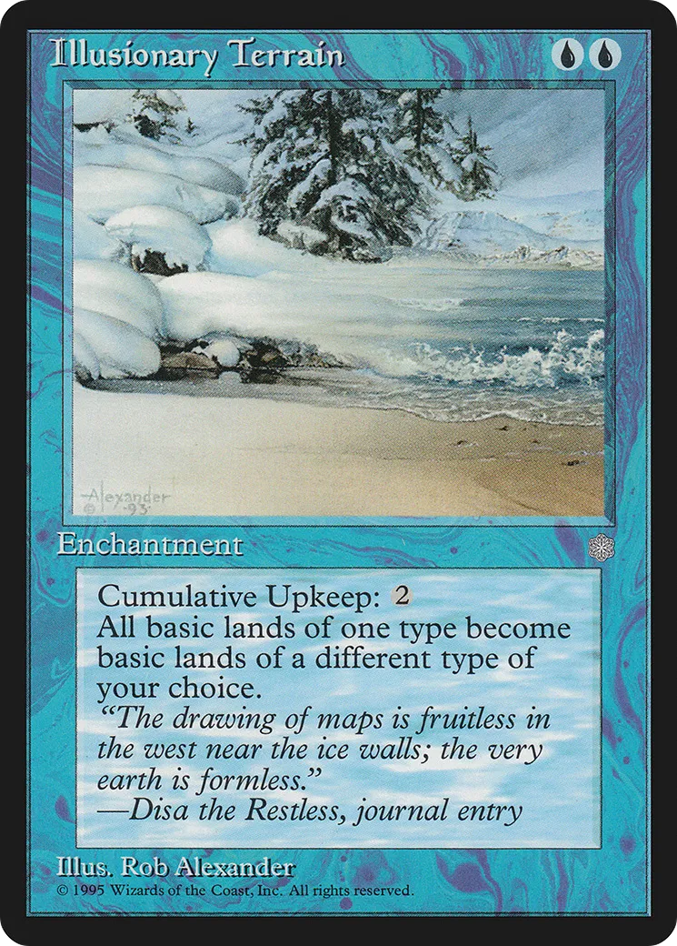 Illusionary Terrain — Ice Age — Magic: The Gathering