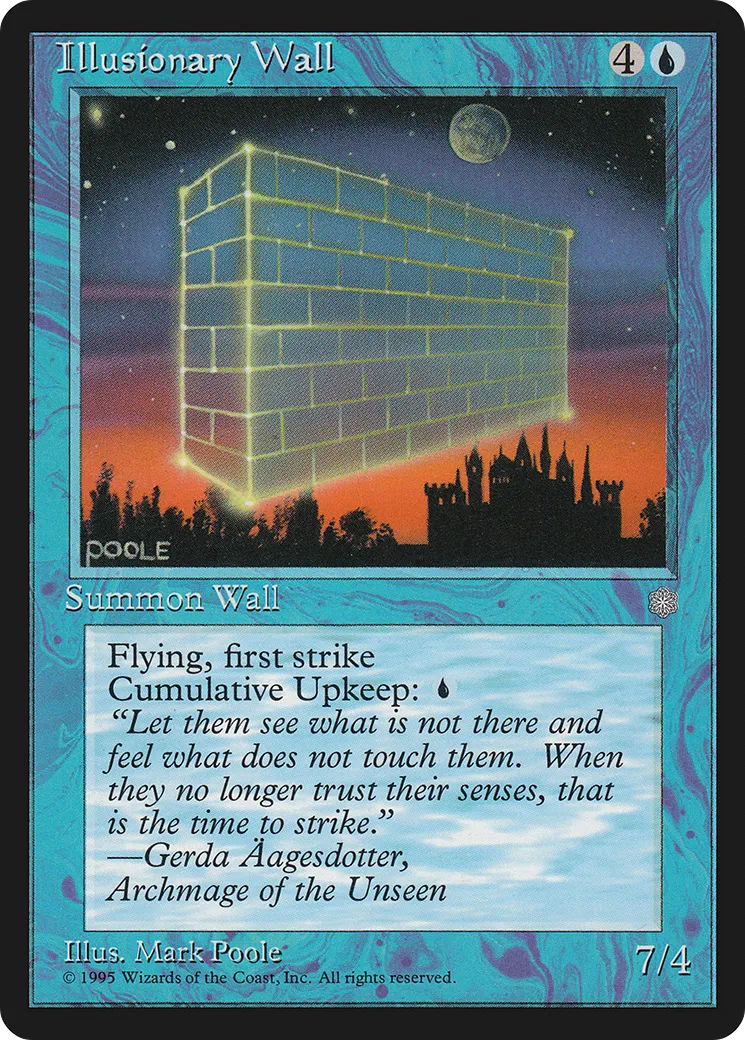 Illusionary Wall — Ice Age — Magic: The Gathering