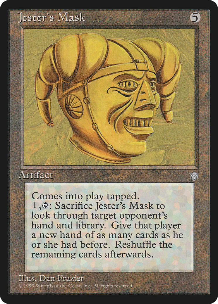 Jester's Mask — Ice Age — Magic: The Gathering