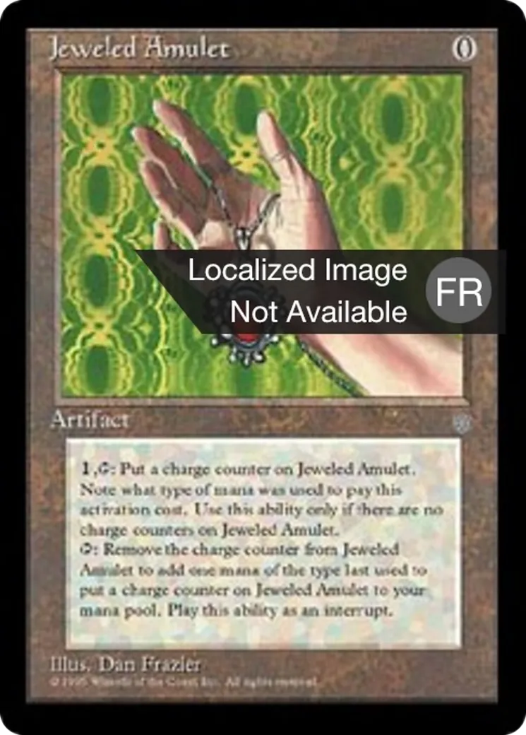 Amulette ornée de joyaux — Ice Age — Magic: The Gathering