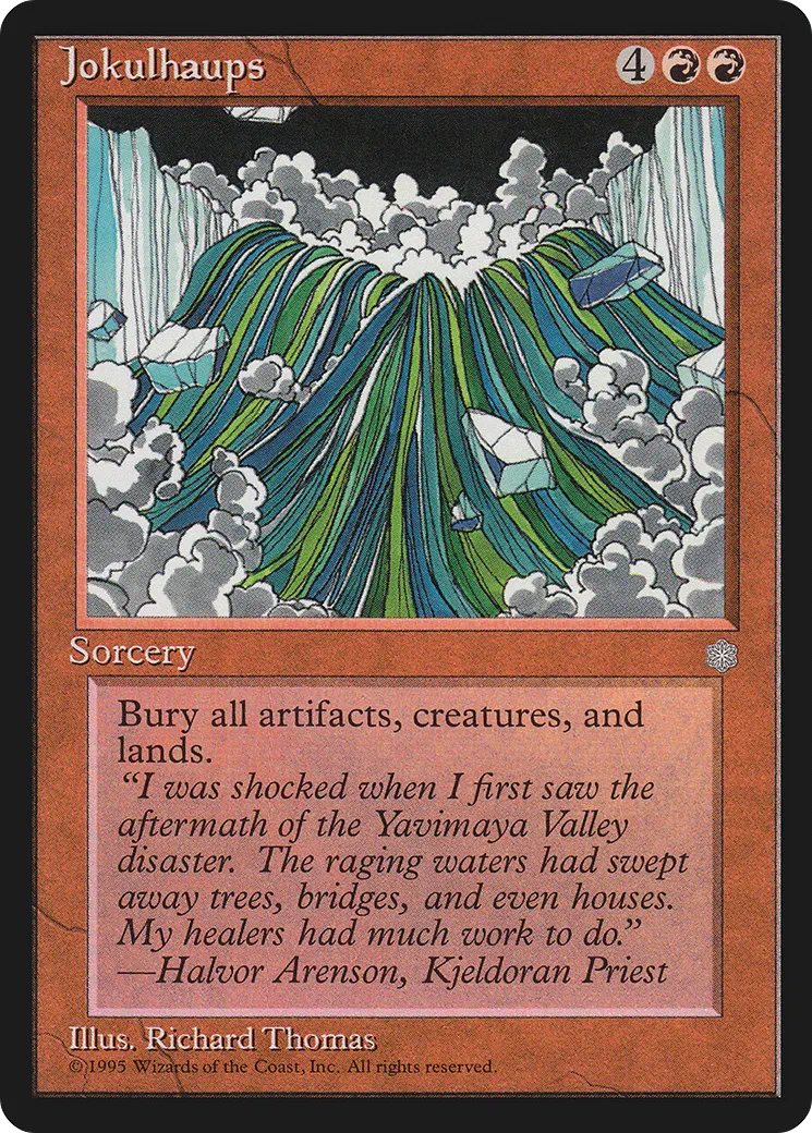 Jokulhaups — Ice Age — Magic: The Gathering