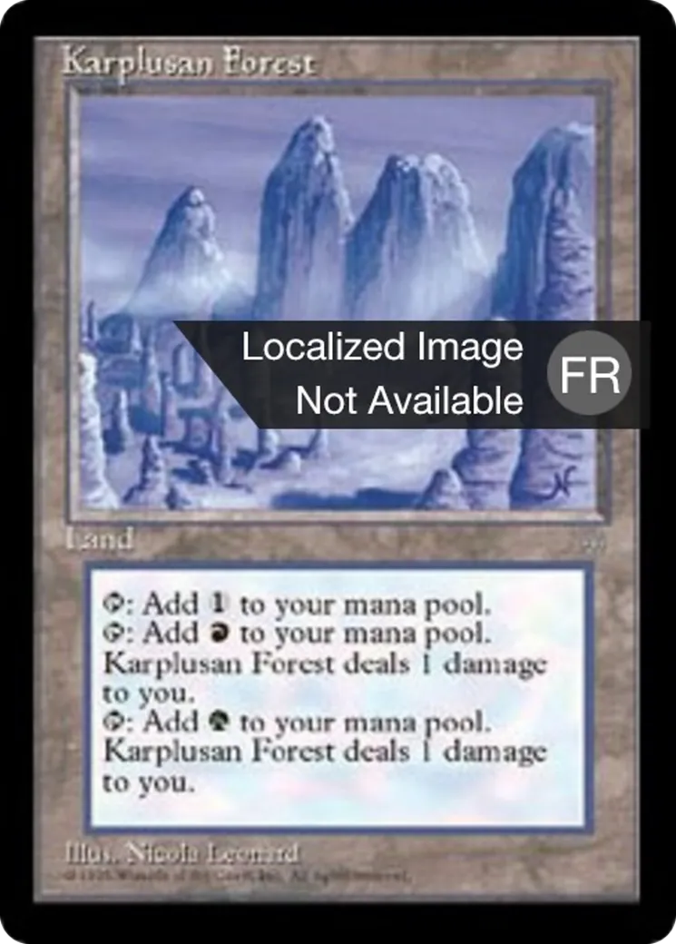 Forêt de Karpluse — Ice Age — Magic: The Gathering