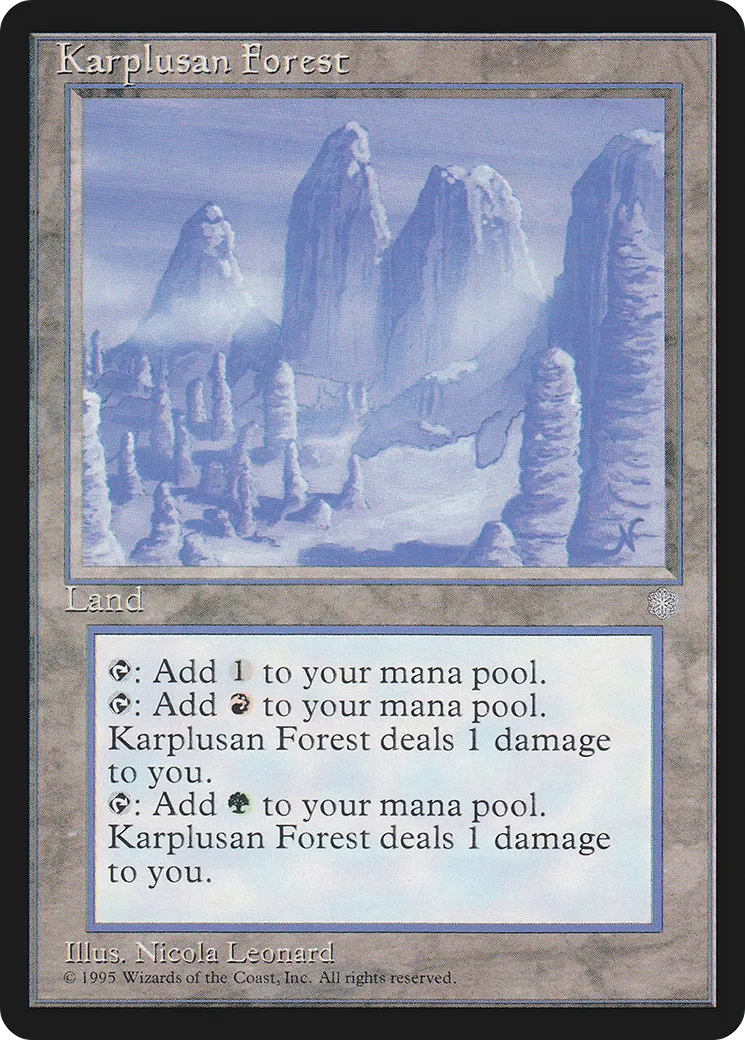 Karplusan Forest — Ice Age — Magic: The Gathering