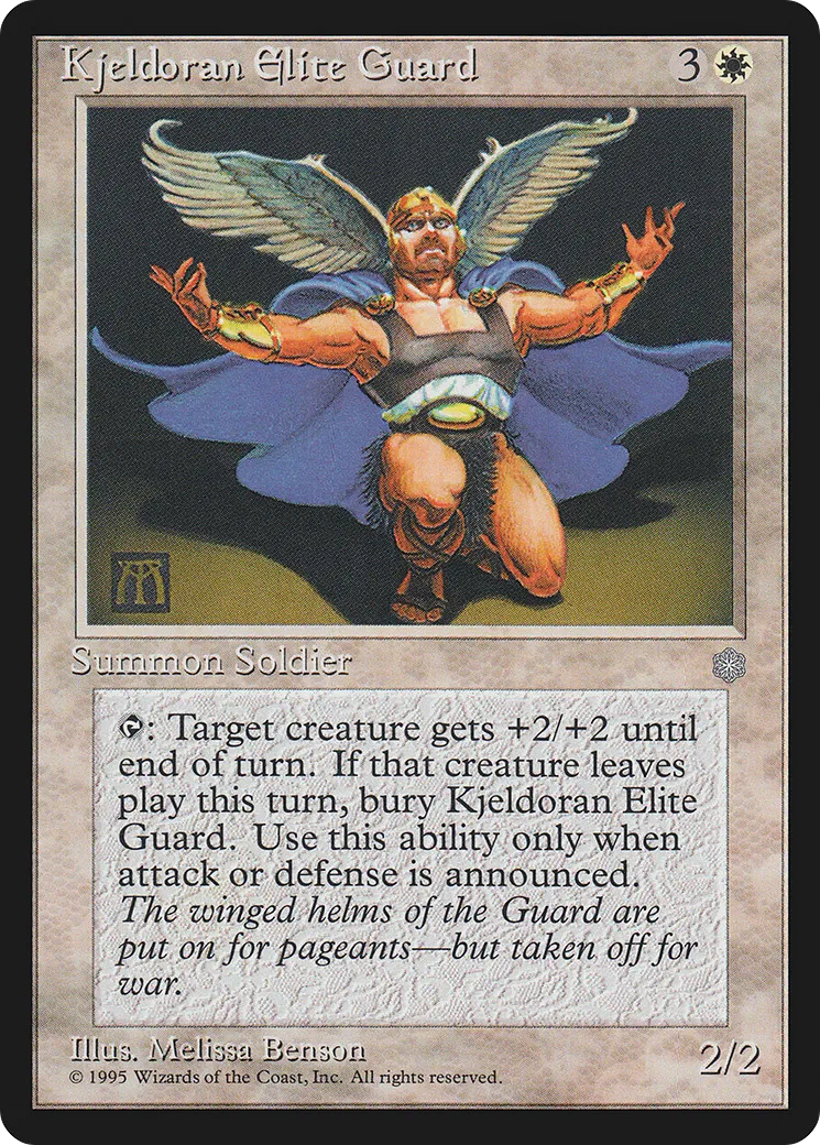 Garde d'élite du Kjeldor — Ice Age — Magic: The Gathering