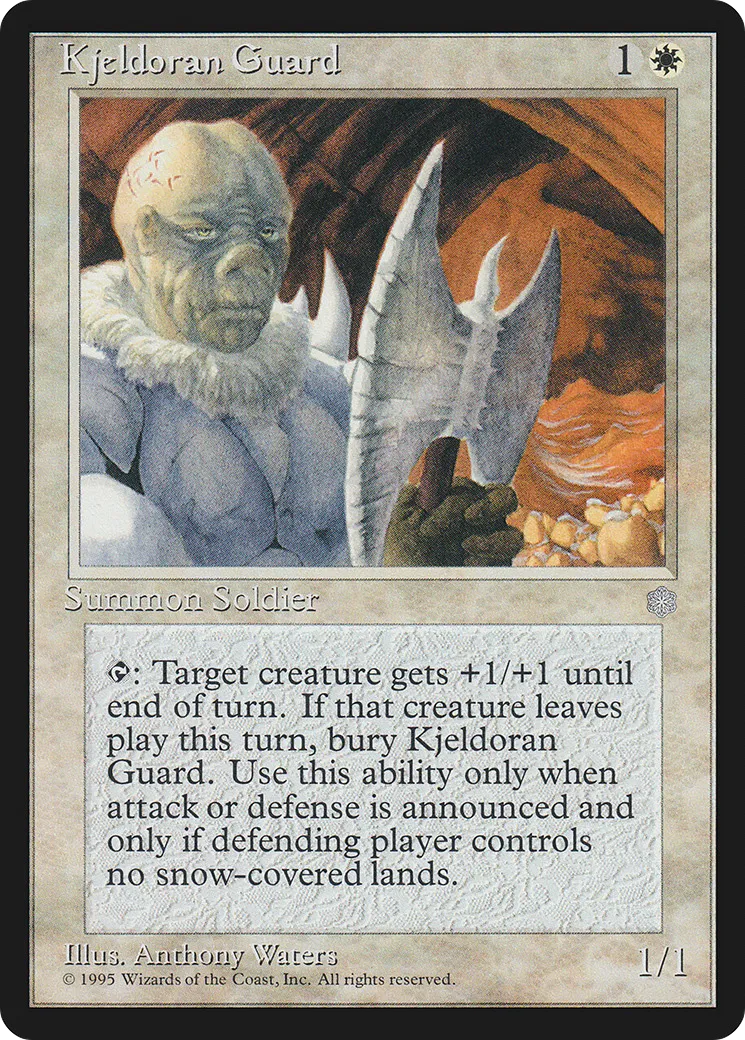 Garde du Kjeldor — Ice Age — Magic: The Gathering