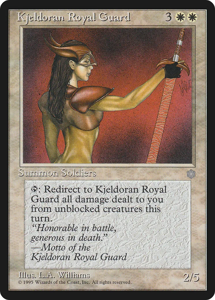 Kjeldoran Royal Guard — Ice Age — Magic: The Gathering