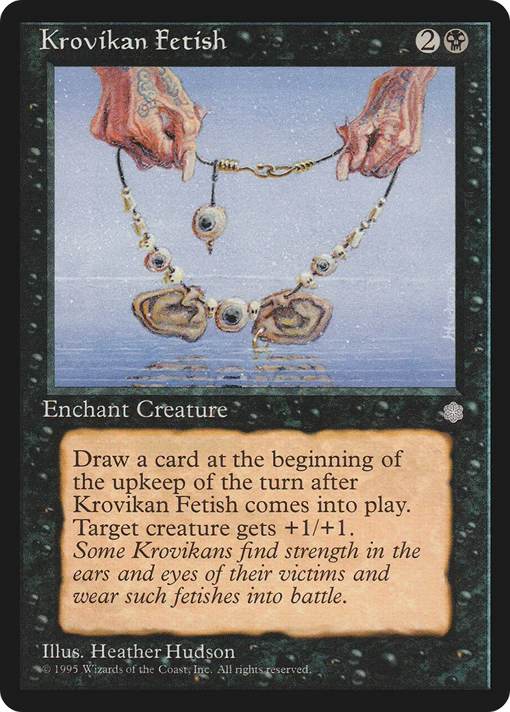 Fétiche krovois — Ice Age — Magic: The Gathering