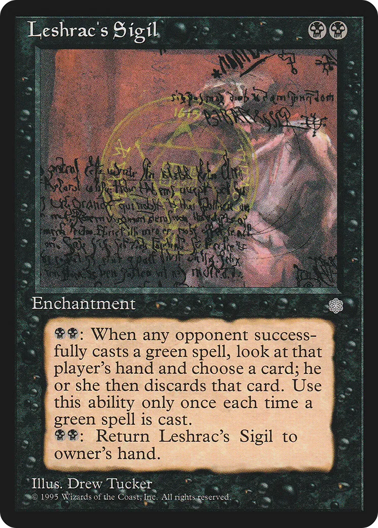 Leshrac's Sigil — Ice Age — Magic: The Gathering