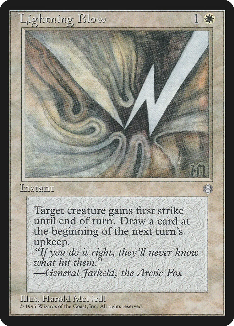 Lightning Blow — Ice Age — Magic: The Gathering