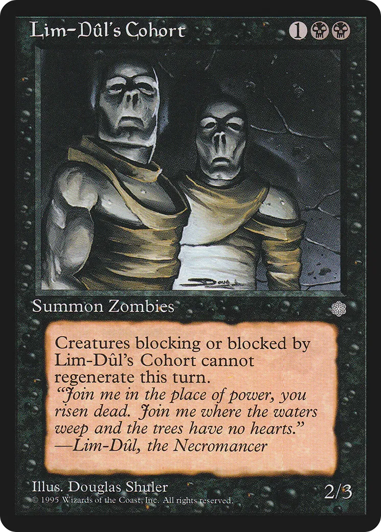Cohorte de Lim-Dûl — Ice Age — Magic: The Gathering