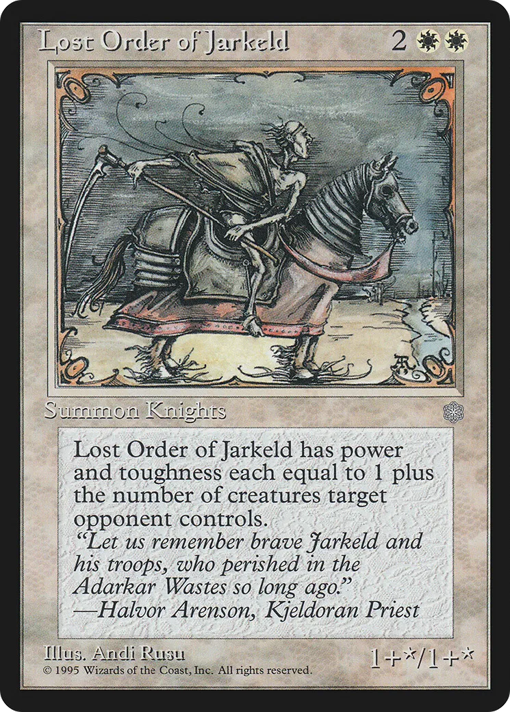 Ordre perdu de Jarkeld — Ice Age — Magic: The Gathering