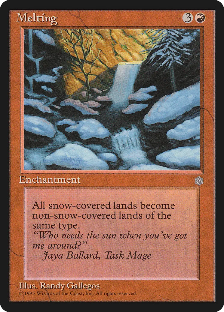 Melting — Ice Age — Magic: The Gathering