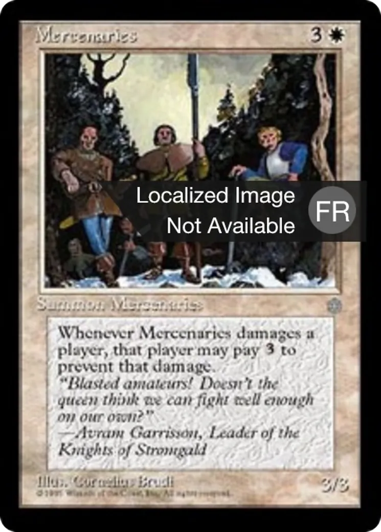 Mercenaires — Ice Age — Magic: The Gathering