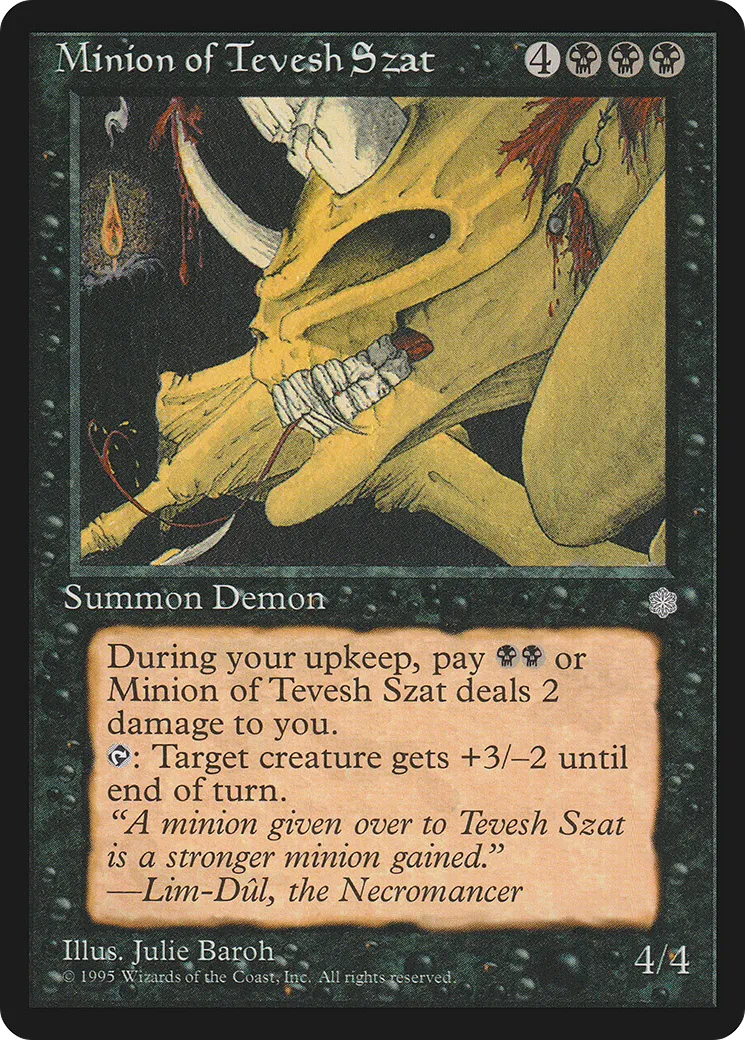 Minion of Tevesh Szat — Ice Age — Magic: The Gathering