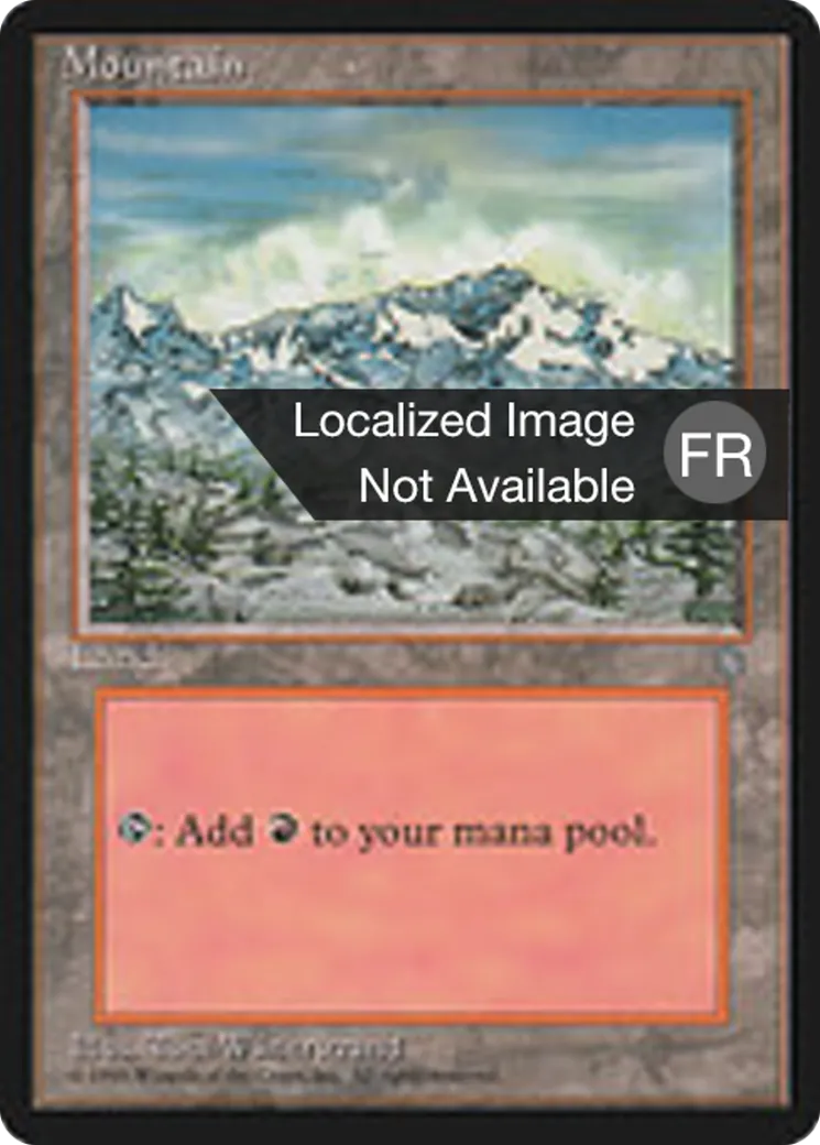 Montagne — Ice Age — Magic: The Gathering