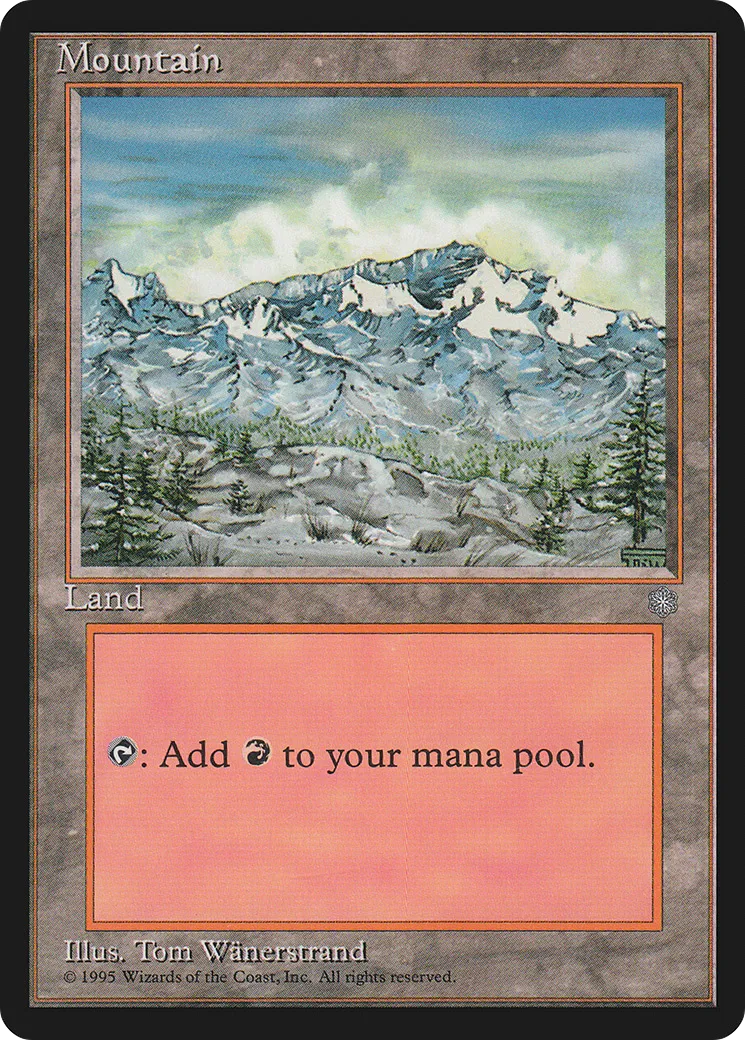 Mountain — Ice Age — Magic: The Gathering