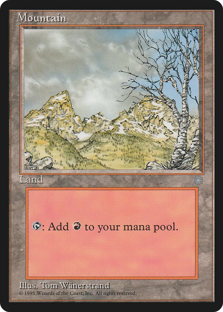 Mountain — Ice Age — Magic: The Gathering