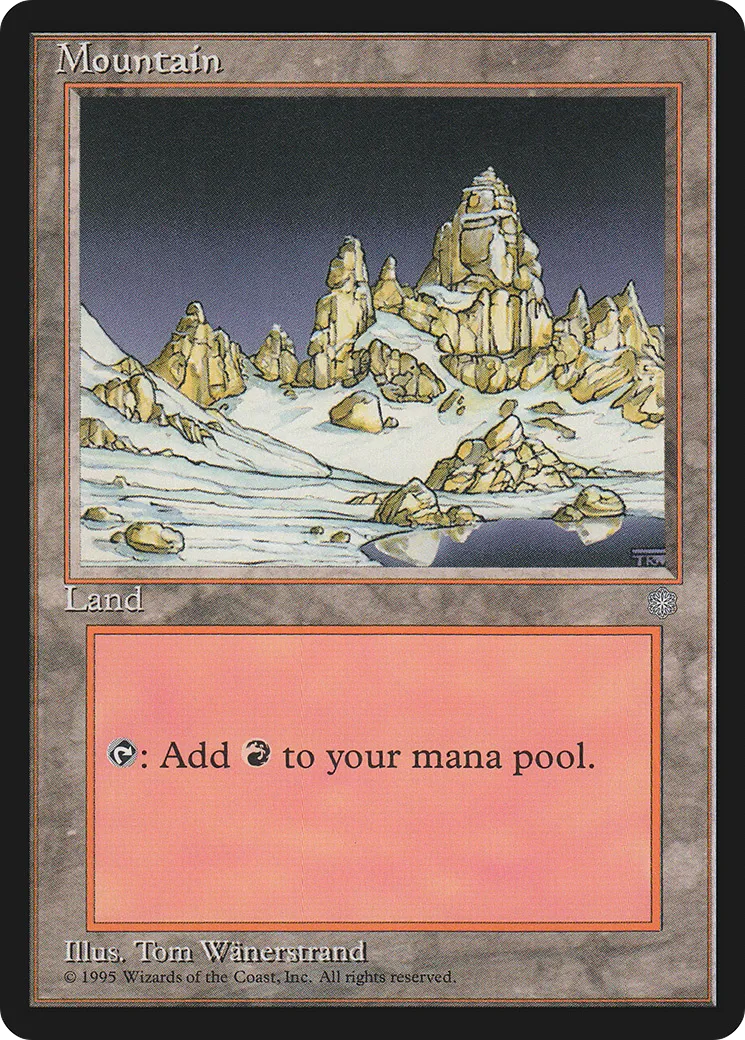 Montagne — Ice Age — Magic: The Gathering