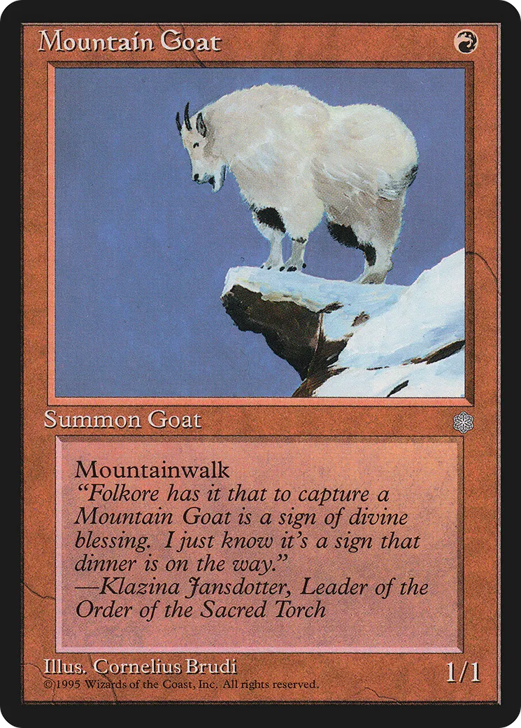 Mountain Goat — Ice Age — Magic: The Gathering