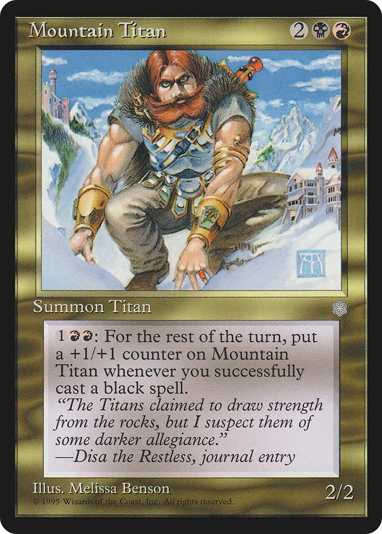 Titan des montagnes — Ice Age — Magic: The Gathering