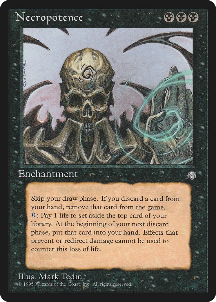 Necropotence — Ice Age — Magic: The Gathering