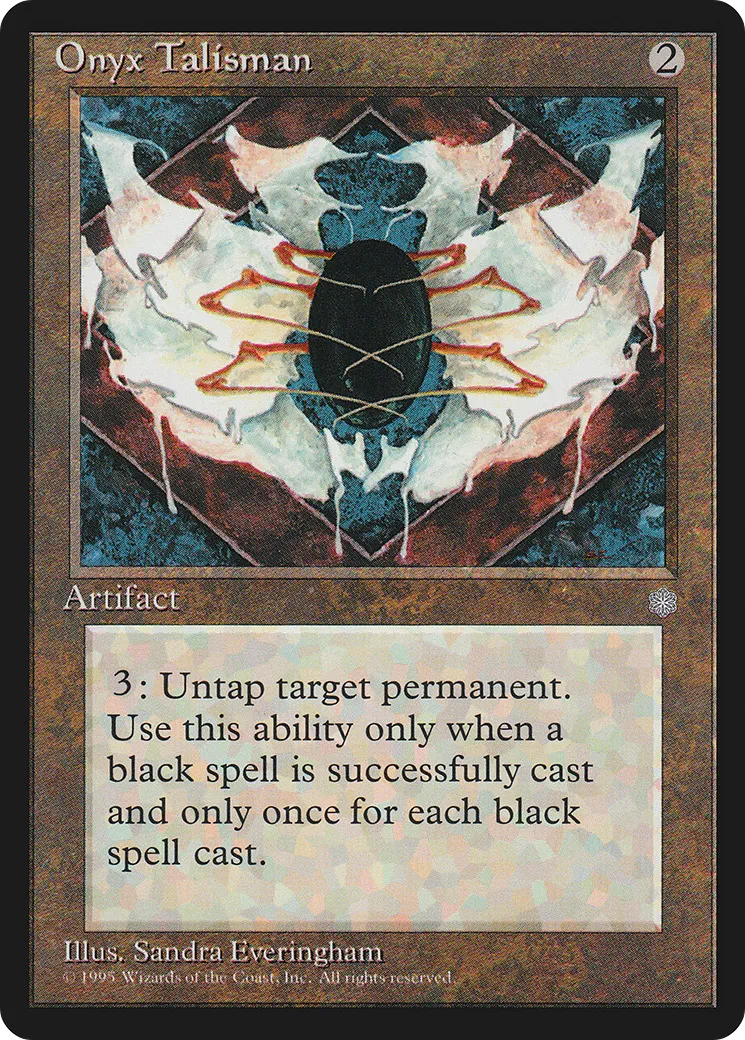 Talisman d'onyx — Ice Age — Magic: The Gathering