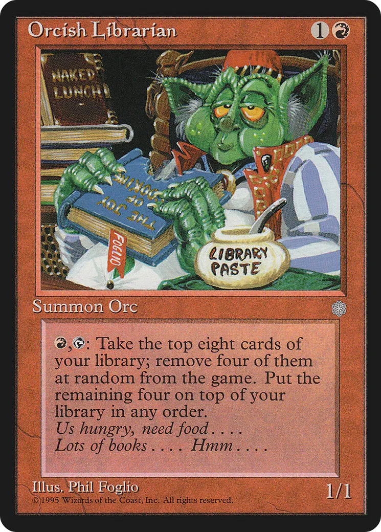 Bibliothécaire orque — Ice Age — Magic: The Gathering