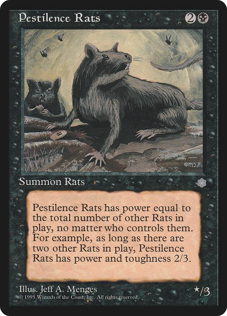 Rats de la pestilence — Ice Age — Magic: The Gathering