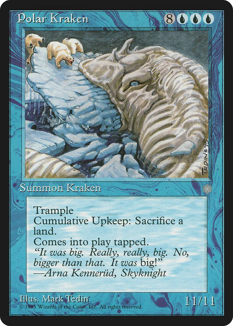 Kraken polaire — Ice Age — Magic: The Gathering