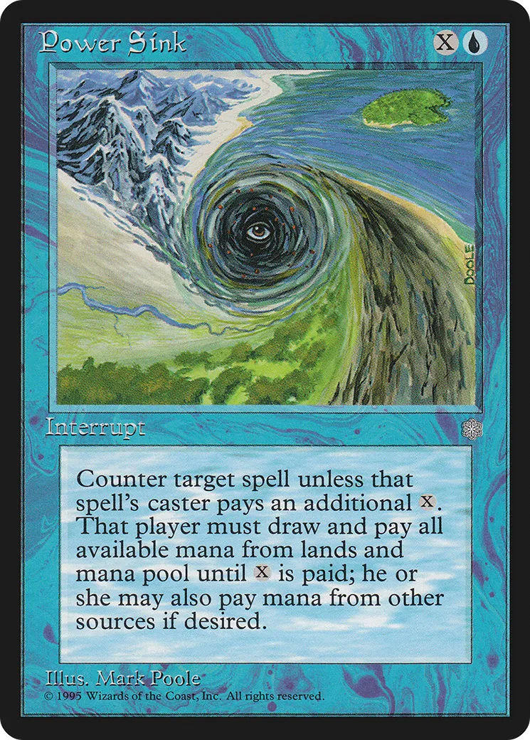 Power Sink — Ice Age — Magic: The Gathering