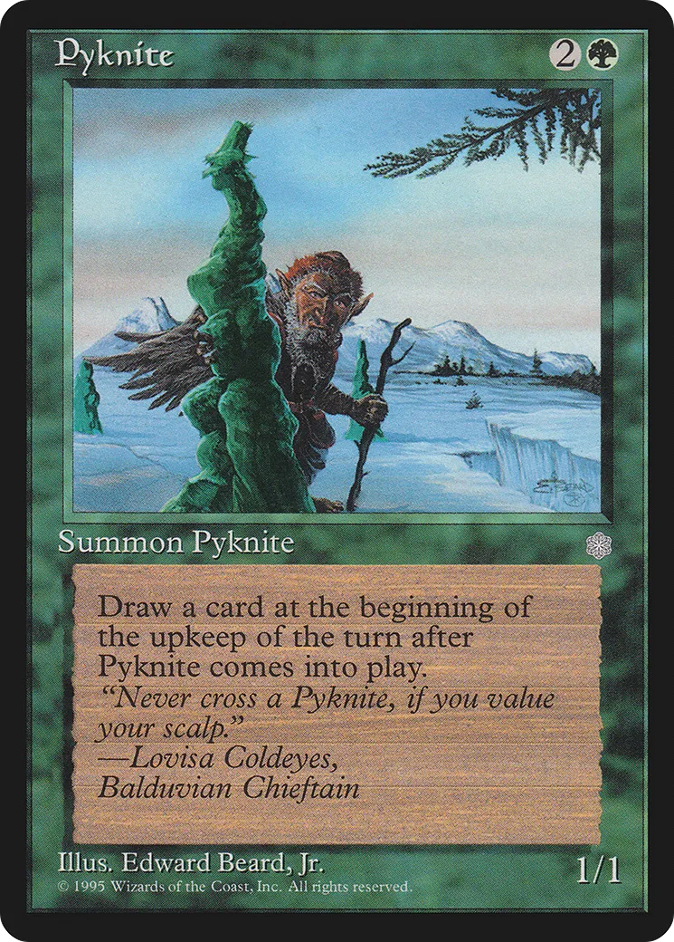 Pyknite — Ice Age — Magic: The Gathering