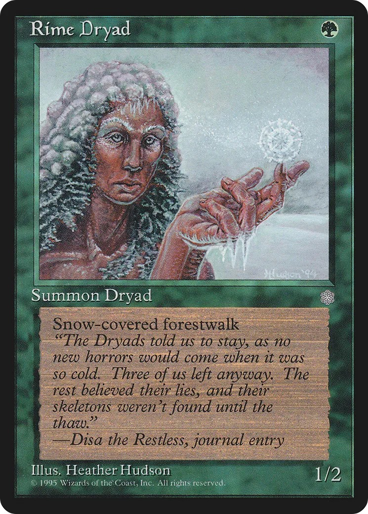 Dryade des frimas — Ice Age — Magic: The Gathering