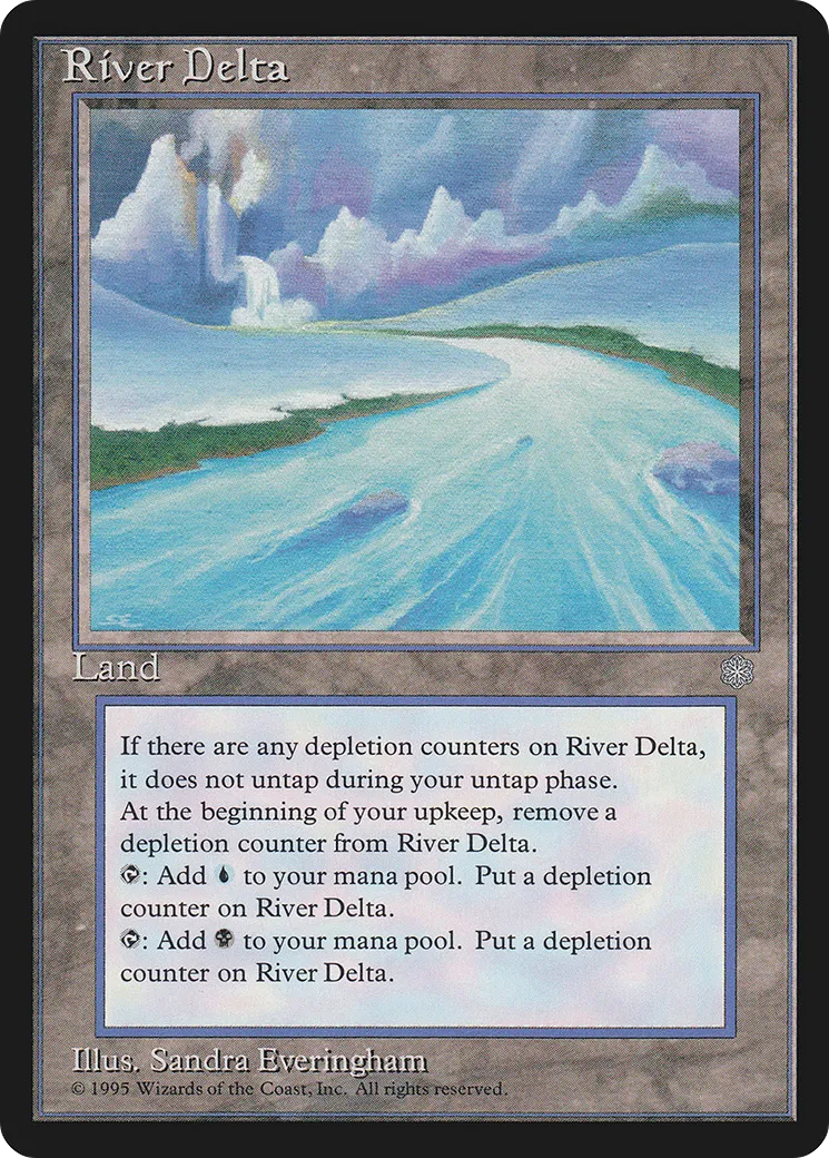 Delta du fleuve — Ice Age — Magic: The Gathering