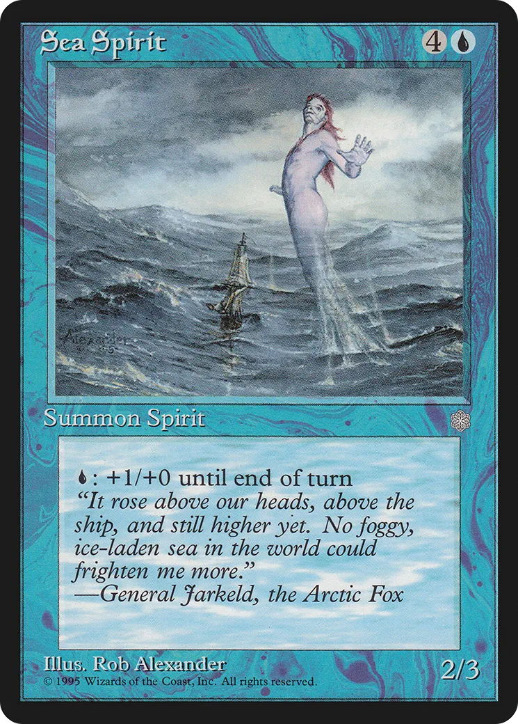 Sea Spirit — Ice Age — Magic: The Gathering