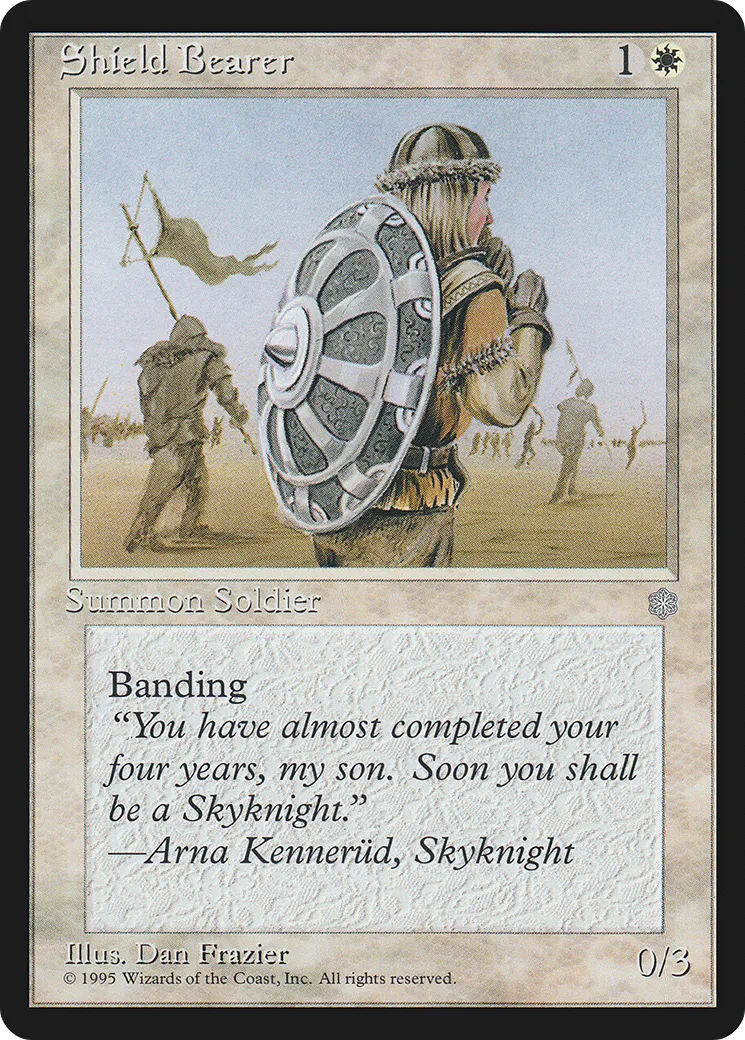 Porteur de bouclier — Ice Age — Magic: The Gathering