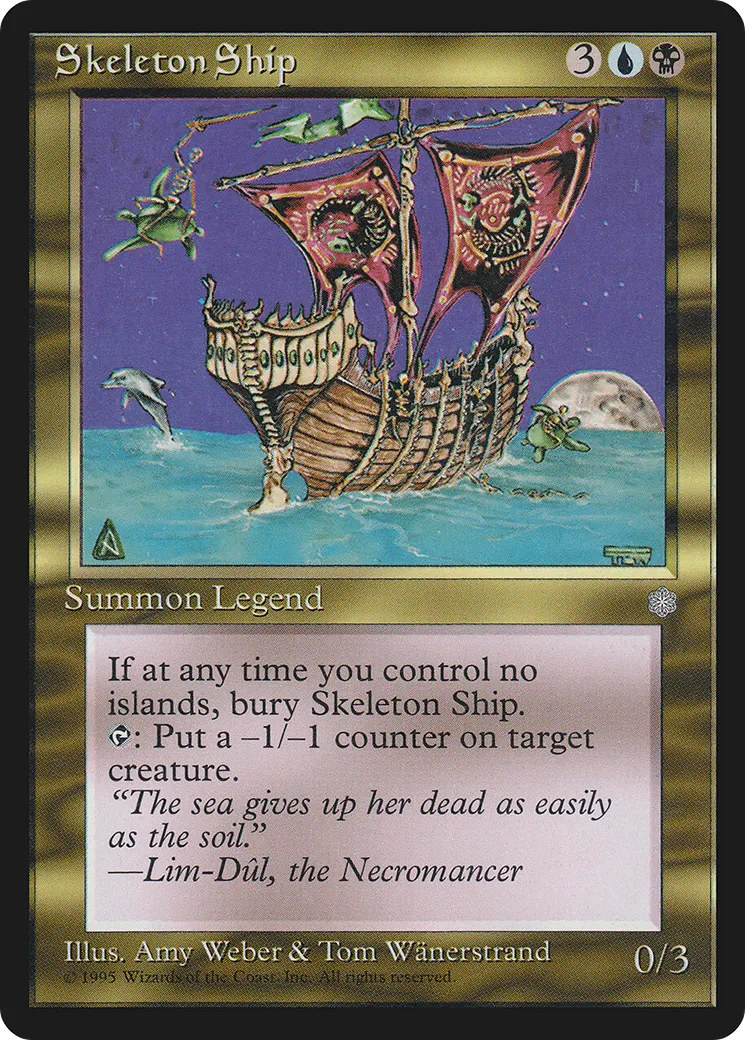 Skeleton Ship — Ice Age — Magic: The Gathering