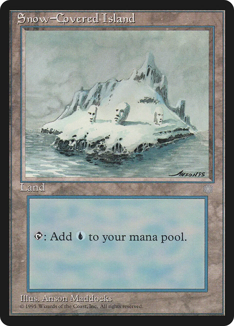 Île enneigée — Ice Age — Magic: The Gathering