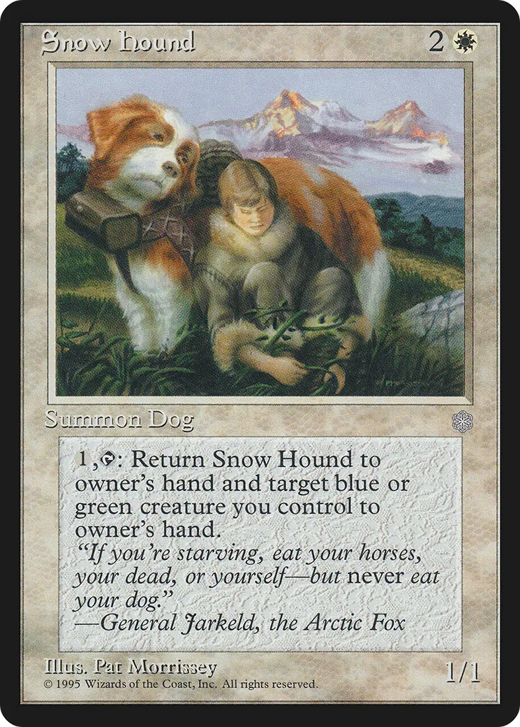 Snow Hound — Ice Age — Magic: The Gathering