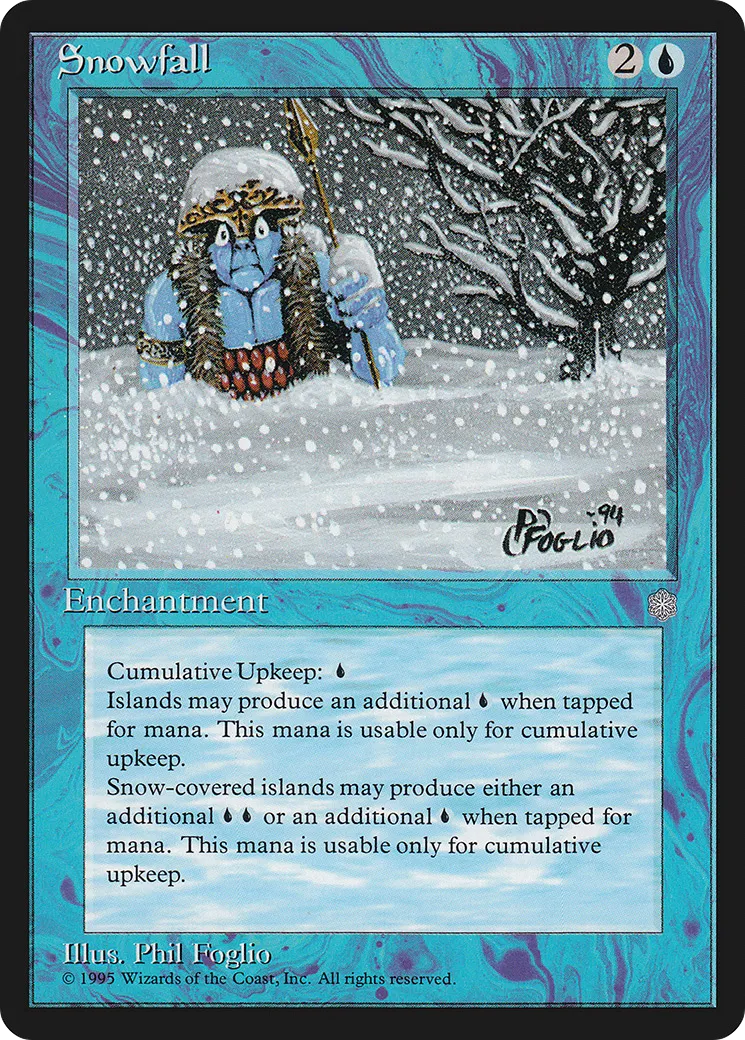 Chute de neige — Ice Age — Magic: The Gathering