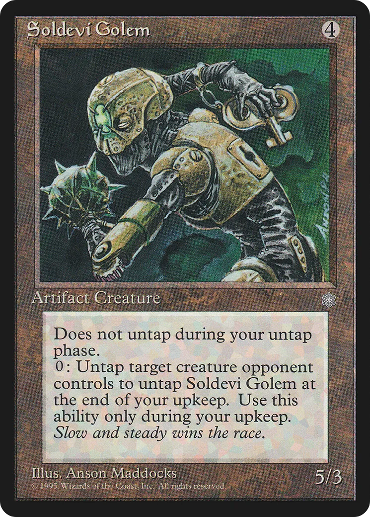 Soldevi Golem — Ice Age — Magic: The Gathering