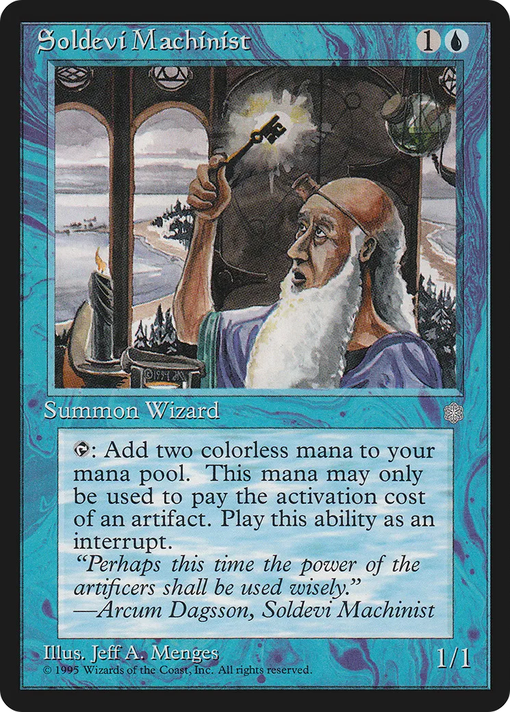 Machiniste Soldevi — Ice Age — Magic: The Gathering