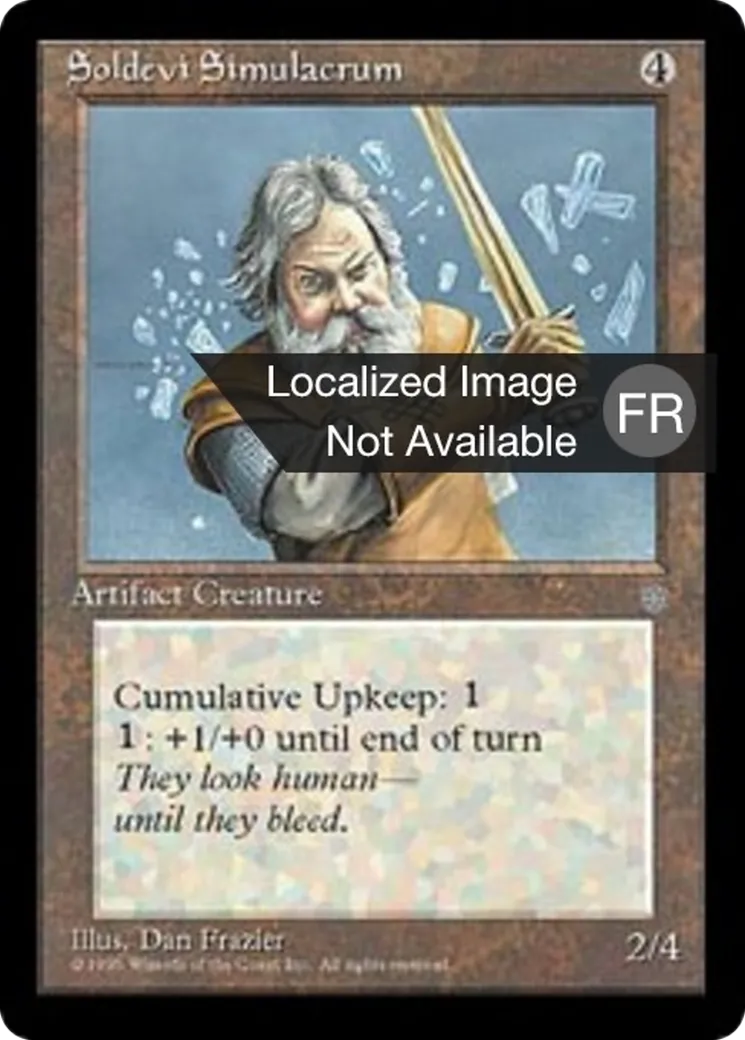 Simulacre soldevi — Ice Age — Magic: The Gathering