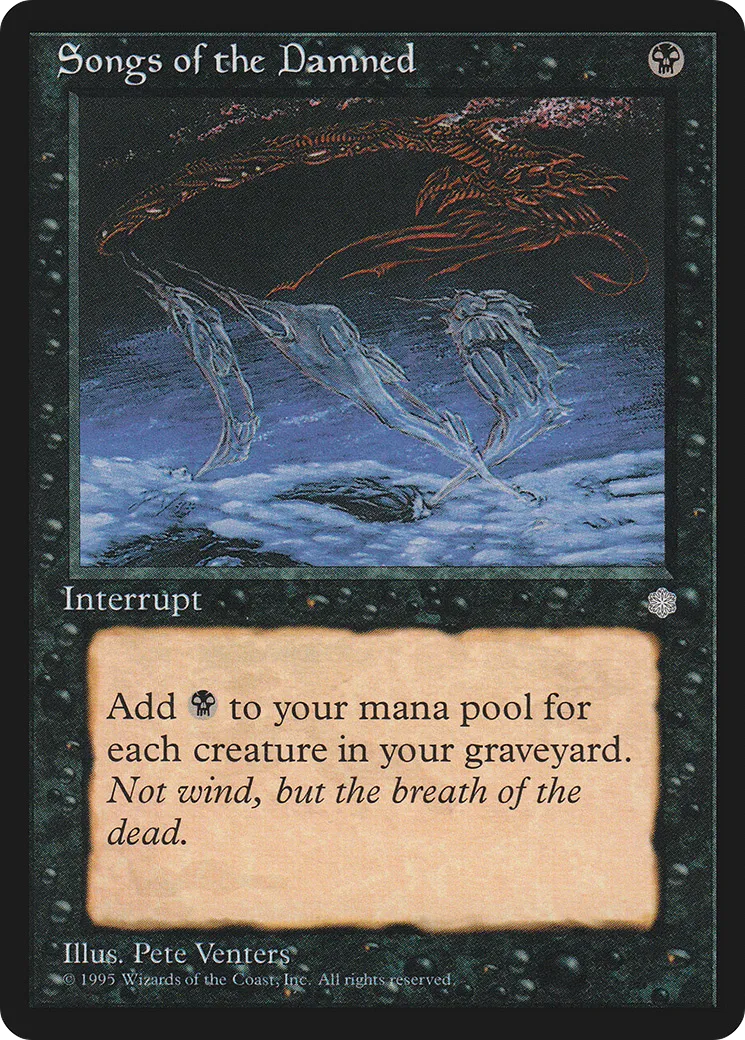 Songs of the Damned — Ice Age — Magic: The Gathering