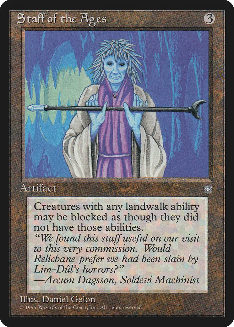Bâton des temps anciens — Ice Age — Magic: The Gathering